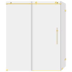  ULTRA-C 44-48 W x 76 H x 34 1/2 D Sliding Shower Enclosure in Brushed Gold