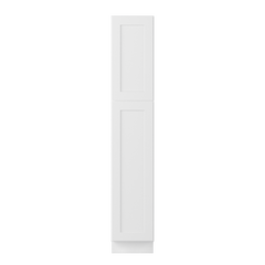 Utility Kitchen Cabinet U1584 Alpina White LessCare 15 in. width 84 in. height 24 in. depth - Kitchen Cabinets