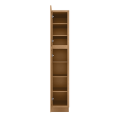 Utility Kitchen Cabinet U1584 Shaker Toffee LessCare 15 in. width 84 in. height 24 in. depth - Kitchen Cabinets