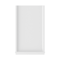 Utility Kitchen Cabinet U1596 Alpina White LessCare 15 in. width 96 in. height 24 in. depth - Kitchen Cabinets