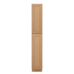 Utility Kitchen Cabinet U1596 Shaker Toffee LessCare 15 in. width 96 in. height 24 in. depth - Kitchen Cabinets