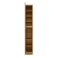 Utility Kitchen Cabinet U1596 Shaker Toffee LessCare 15 in. width 96 in. height 24 in. depth - Kitchen Cabinets