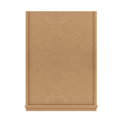 Utility Kitchen Cabinet U1884 Shaker Toffee LessCare 18 in. width 84 in. height 24 in. depth - Kitchen Cabinets