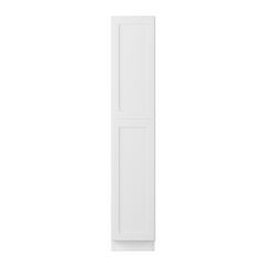 Utility Kitchen Cabinet U1896 Alpina White LessCare 18 in. width 96 in. height 24 in. depth - Kitchen Cabinets
