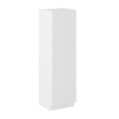 Utility Kitchen Cabinet U2484 Alpina White LessCare 24 in. width 84 in. height 24 in. depth - Kitchen Cabinets