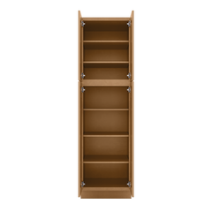Utility Kitchen Cabinet U2484 Shaker Toffee LessCare 24 in. width 84 in. height 24 in. depth - Kitchen Cabinets