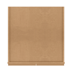 Utility Kitchen Cabinet U2484 Shaker Toffee LessCare 24 in. width 84 in. height 24 in. depth - Kitchen Cabinets