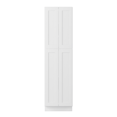 Utility Kitchen Cabinet U2490 Alpina White LessCare 24 in. width 90 in. height 24 in. depth - Kitchen Cabinets