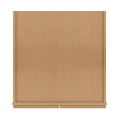 Utility Kitchen Cabinet U2496 Shaker Toffee LessCare 24 in. width 96 in. height 24 in. depth - Kitchen Cabinets