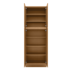 Utility Kitchen Cabinet U3084 Shaker Toffee 33’’W x 84’H x 24’’D - Kitchen Cabinets