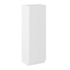 Utility Kitchen Cabinet U3090 Alpina White LessCare 30 in. width 90 in. height 24 in. depth - Kitchen Cabinets