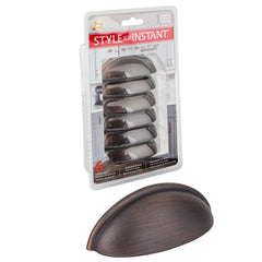 Retail Pack Hardware 3" Center-to-Center Cup/Bin Pull