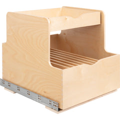 21" Wood Double Drawer Cookware Rollout