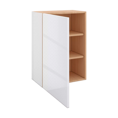 Modernform Cabinet Gloss White 21" W X 30" H X 12" D Single Door Wall Cabinet