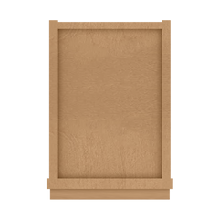 Wall Kitchen Cabinet W0936 Shaker Toffee LessCare 9 in. width 36 in. height 12 in. depth - Kitchen Cabinets