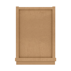 Wall Kitchen Cabinet W0942 Shaker Toffee LessCare 9 in. width 42 in. height 12 in. depth - Kitchen Cabinets