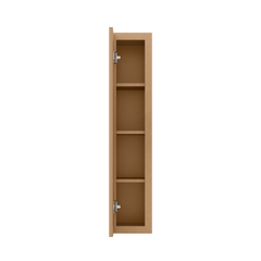 Wall Kitchen Cabinet W0942 Shaker Toffee LessCare 9 in. width 42 in. height 12 in. depth - Kitchen Cabinets