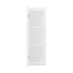 Wall Kitchen Cabinet W1236 Alpina White LessCare 12 in. width 36 in. height 12 in. depth - Kitchen Cabinets