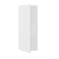 Wall Kitchen Cabinet W1236 Alpina White LessCare 12 in. width 36 in. height 12 in. depth - Kitchen Cabinets