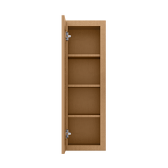 Wall Kitchen Cabinet W1236 Shaker Toffee LessCare 12 in. width 36 in. height 12 in. depth - Kitchen Cabinets