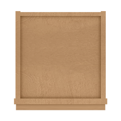 Wall Kitchen Cabinet W1236 Shaker Toffee LessCare 12 in. width 36 in. height 12 in. depth - Kitchen Cabinets