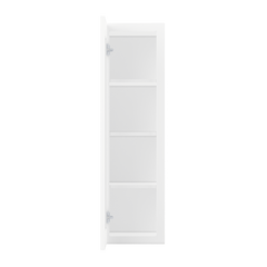 Wall Kitchen Cabinet W1242 Alpina White LessCare 12 in. width 42 in. height 12 in. depth - Kitchen Cabinets