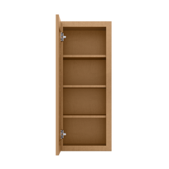 Wall Kitchen Cabinet W1536 Shaker Toffee LessCare 15 in. width 36 in. height 12 in. depth - Kitchen Cabinets