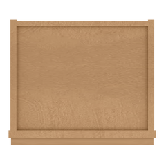 Wall Kitchen Cabinet W1542 Shaker Toffee LessCare 15 in. width 42 in. height 12 in. depth - Kitchen Cabinets