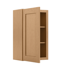 Wall Kitchen Cabinet W1830 Shaker Toffee LessCare 18 in. width 30 in. height 12 in. depth - Kitchen Cabinets