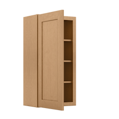 Wall Kitchen Cabinet W1836 Shaker Toffee LessCare 18 in. width 36 in. height 12 in. depth - Kitchen Cabinets