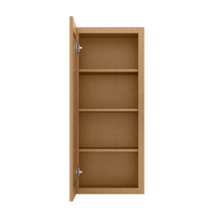 Wall Kitchen Cabinet W1842 Shaker Toffee LessCare 18 in. width 42 in. height 12 in. depth - Kitchen Cabinets