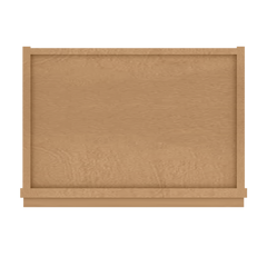 Wall Kitchen Cabinet W1842 Shaker Toffee LessCare 18 in. width 42 in. height 12 in. depth - Kitchen Cabinets