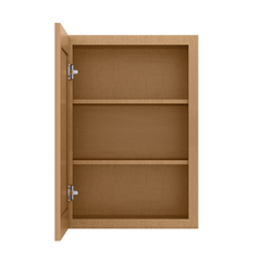 Wall Kitchen Cabinet W2130 Shaker Toffee LessCare 21 in. width 30 in. height 12 in. depth - Kitchen Cabinets
