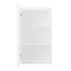 Wall Kitchen Cabinet W2136 Alpina White LessCare 21 in. width 36 in. height 12 in. depth - Kitchen Cabinets