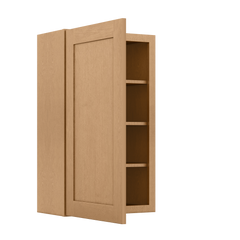 Wall Kitchen Cabinet W2136 Shaker Toffee LessCare 21 in. width 36 in. height 12 in. depth - Kitchen Cabinets