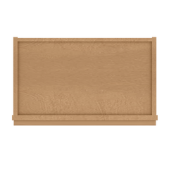 Wall Kitchen Cabinet W2136 Shaker Toffee LessCare 21 in. width 36 in. height 12 in. depth - Kitchen Cabinets