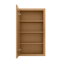 Wall Kitchen Cabinet W2136 Shaker Toffee LessCare 21 in. width 36 in. height 12 in. depth - Kitchen Cabinets