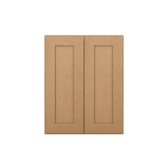 Wall Kitchen Cabinet W2430 Shaker Toffee LessCare 24 in. width 30 in. height 12 in. depth - Kitchen Cabinets