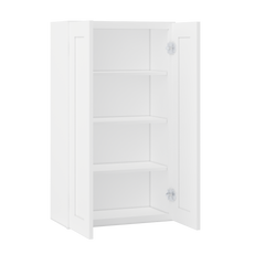 Wall Kitchen Cabinet W2442 Alpina White LessCare 24 in. width 42 in. height 12 in. depth - Kitchen Cabinets