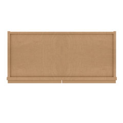Wall Kitchen Cabinet W2742 Shaker Toffee LessCare 27 in. width 42 in. height 12 in. depth - Kitchen Cabinets