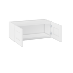 Wall Kitchen Cabinet W3012 Alpina White LessCare 30 in. width 12 in. height 12 in. depth - Kitchen Cabinets