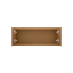 Wall Kitchen Cabinet W3012 Shaker Toffee LessCare 30 in. width 12 in. height 12 in. depth - Kitchen Cabinets