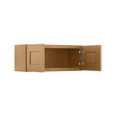 Wall Kitchen Cabinet W3012 Shaker Toffee LessCare 30 in. width 12 in. height 12 in. depth - Kitchen Cabinets