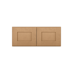 Wall Kitchen Cabinet W3012 Shaker Toffee LessCare 30 in. width 12 in. height 12 in. depth - Kitchen Cabinets
