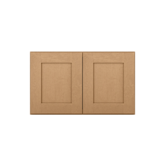 Wall Kitchen Cabinet W3018 Shaker Toffee LessCare 30 in. width 18 in. height 12 in. depth - Kitchen Cabinets