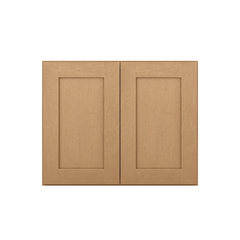 Wall Kitchen Cabinet W3024 Shaker Toffee LessCare 30 in. width 24 in. height 12 in. depth - Kitchen Cabinets