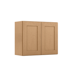 Wall Kitchen Cabinet W3024 Shaker Toffee LessCare 30 in. width 24 in. height 12 in. depth - Kitchen Cabinets
