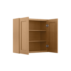 Wall Kitchen Cabinet W3030 Shaker Toffee LessCare 30 in. width 30 in. height 12 in. depth - Kitchen Cabinets