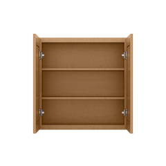Wall Kitchen Cabinet W3030 Shaker Toffee LessCare 30 in. width 30 in. height 12 in. depth - Kitchen Cabinets