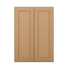Wall Kitchen Cabinet W3042 Shaker Toffee LessCare 30 in. width 42 in. height 12 in. depth - Kitchen Cabinets